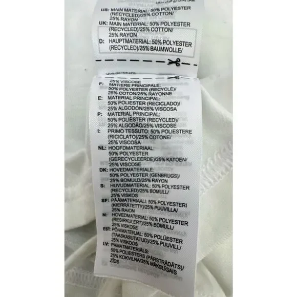 Adidas Womens White Cropped Tank Top Drawstring Hem Athletic Workout Small - Picture 8 of 12